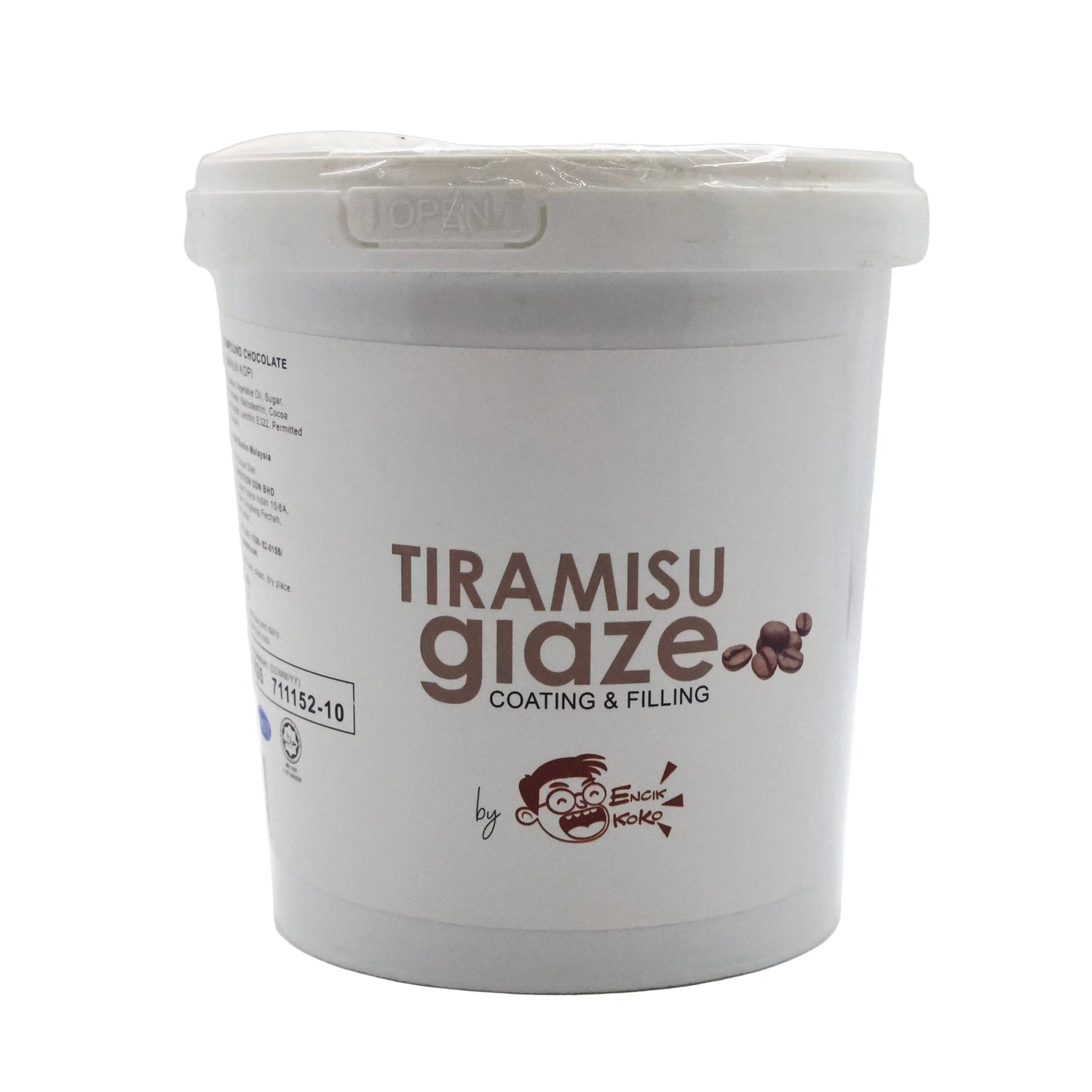 TIRAMISU GLAZE CHOCOLATE 1KG