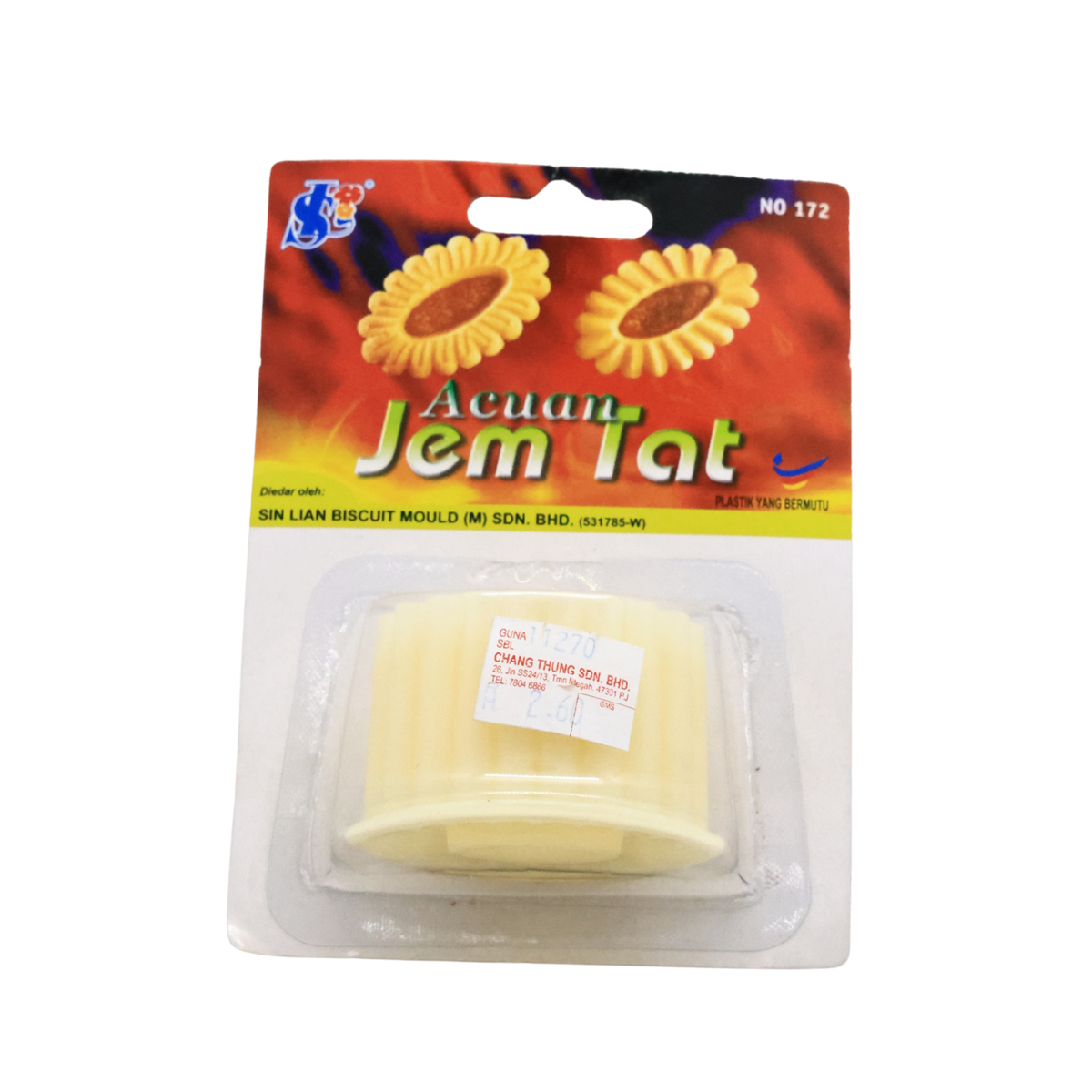 PLASTIC TART  NO.172 1PC