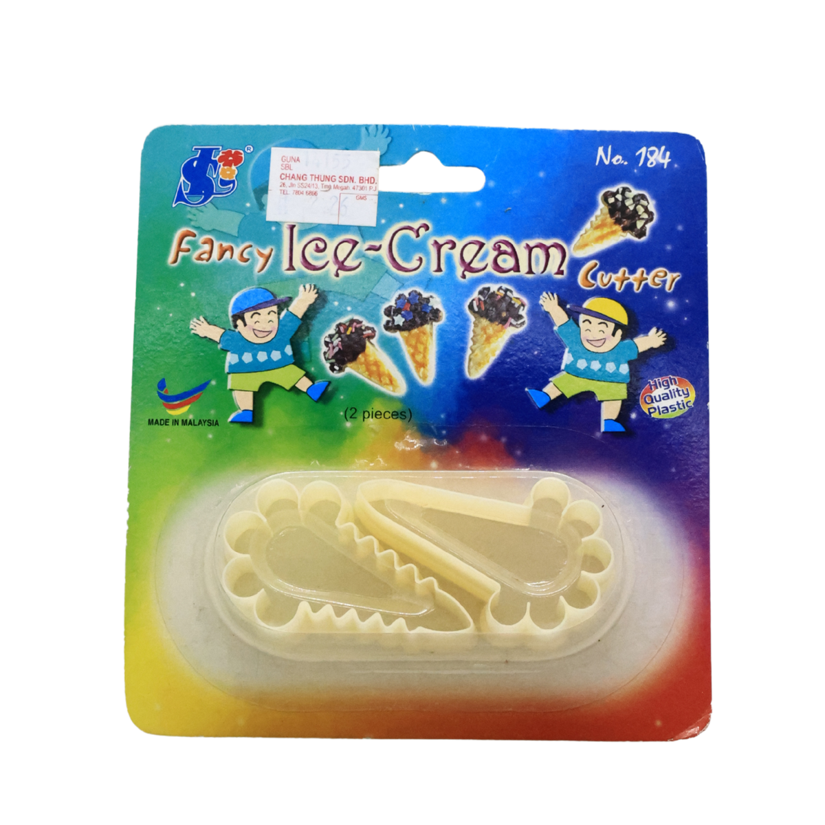 CUTTER ICE CREAM PLASTIC NO.184 1PC