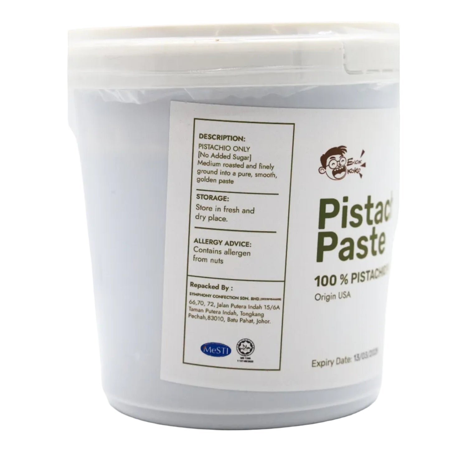 PISTACHIO PASTE 100% 800G