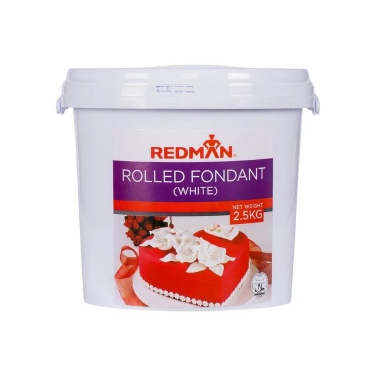 ROLLED FONDANT WHITE-RDM 2.5KG