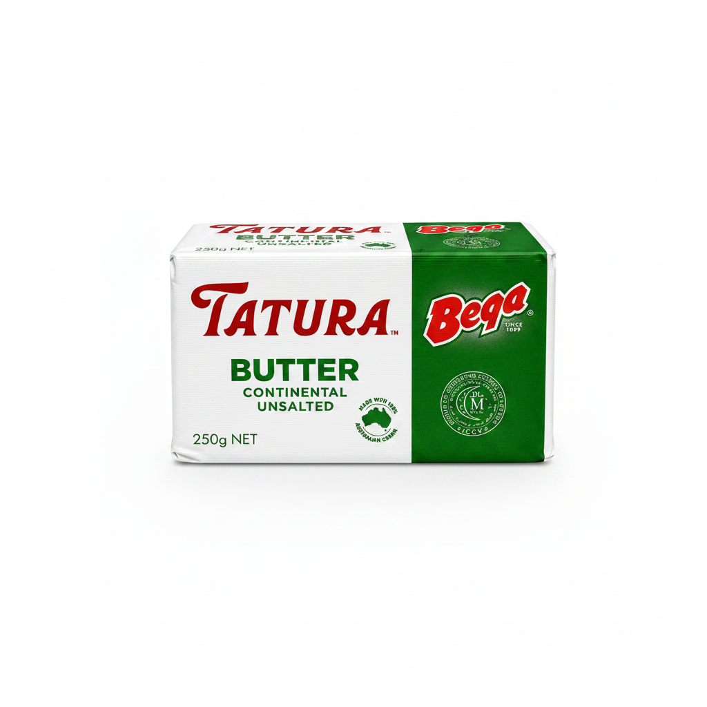 BUTTER UNSALTED 250G